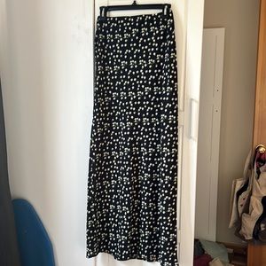 princess polly maxi flower skirt